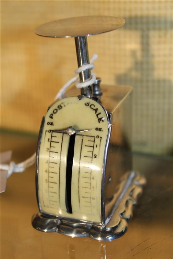 Silver postal scales